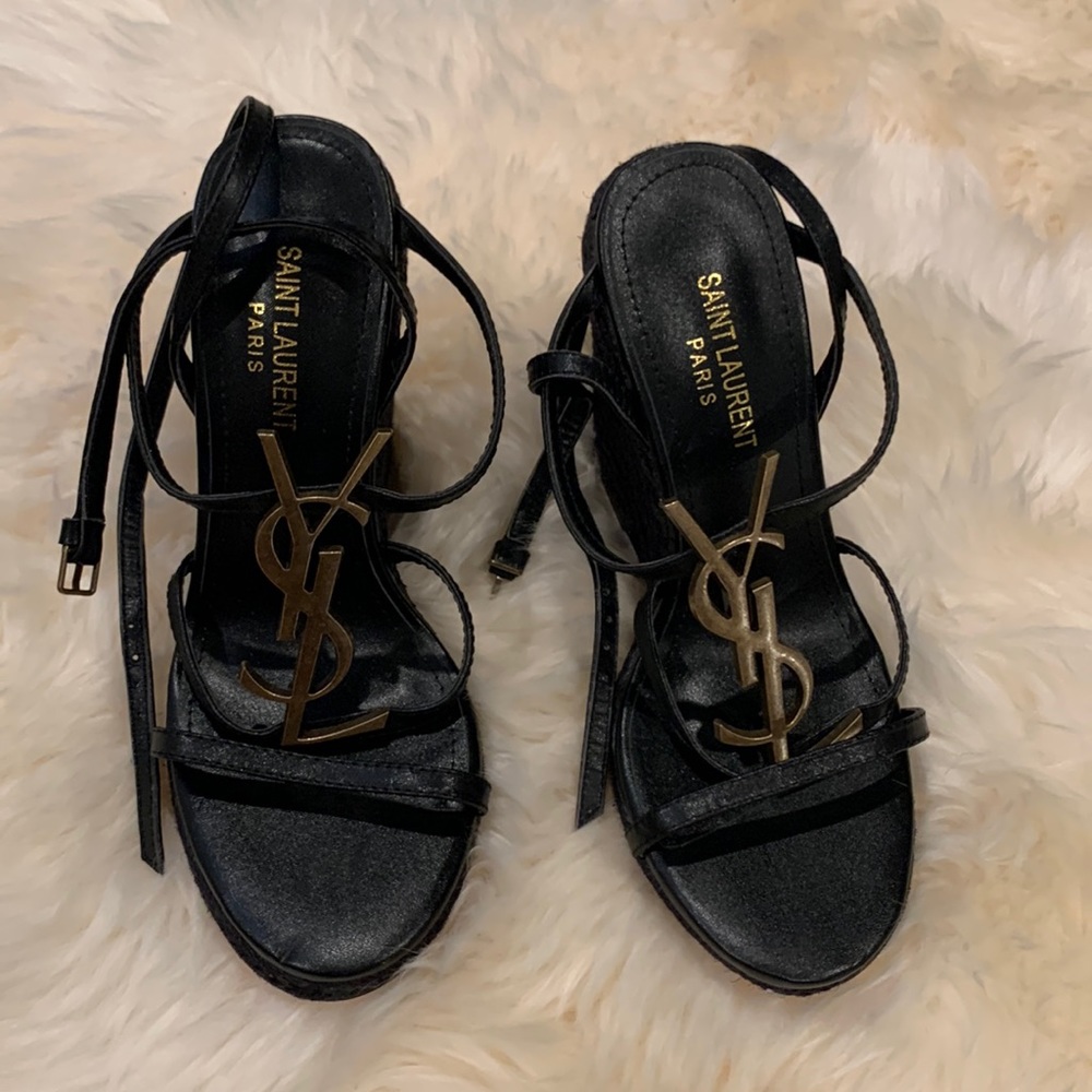 Saint Laurent wedges